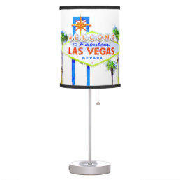 Las Vegas Welcome Sign Table Lamp