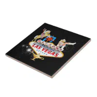 Las Vegas Welcome Sign Acrylic Tray by Gravityx9