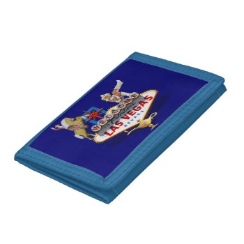 Las Vegas Welcome Sign Trifold Wallet by LasVegasIcons at Zazzle
