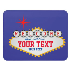 Las Vegas Welcome Sign Your Text