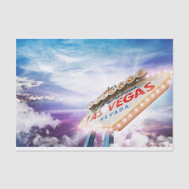 Las Vegas Welcome SignTissue Paper (Front)