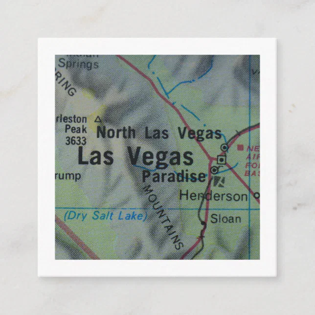 Las Vegas We've Moved New Address Card | Zazzle