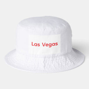 Las Vegas White Bucket Hat