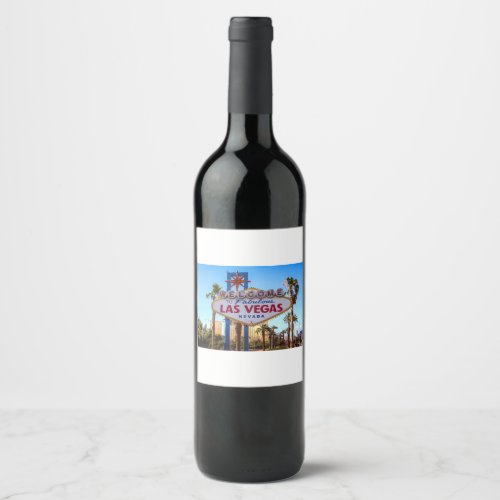 Las Vegas Wine Label