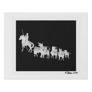 Las Ventas Faux Canvas Print