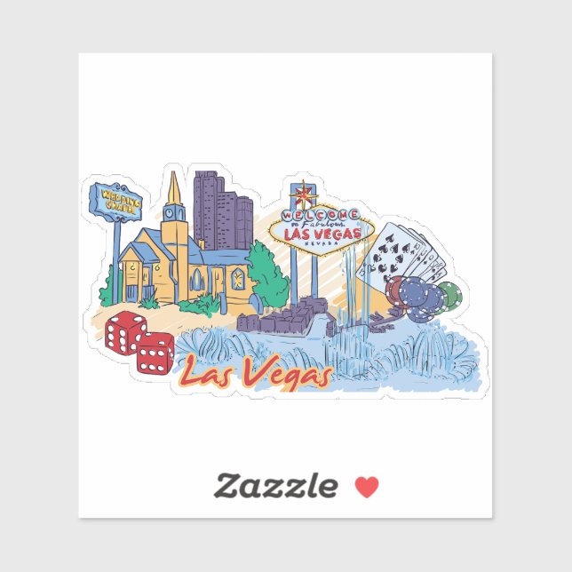 Las Vigas City Sticker (Sheet)