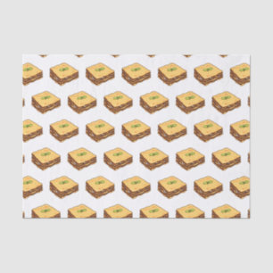 Lasagna cartoon illustration  tissue paper
