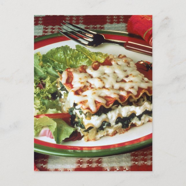 Lasagna Dinner Postcard (Front)