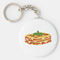 Lasagna Keychain