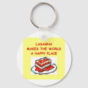 lasagna keychain