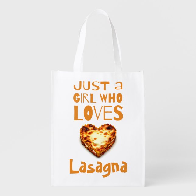 Lasagna Love Grocery Bag (Front)