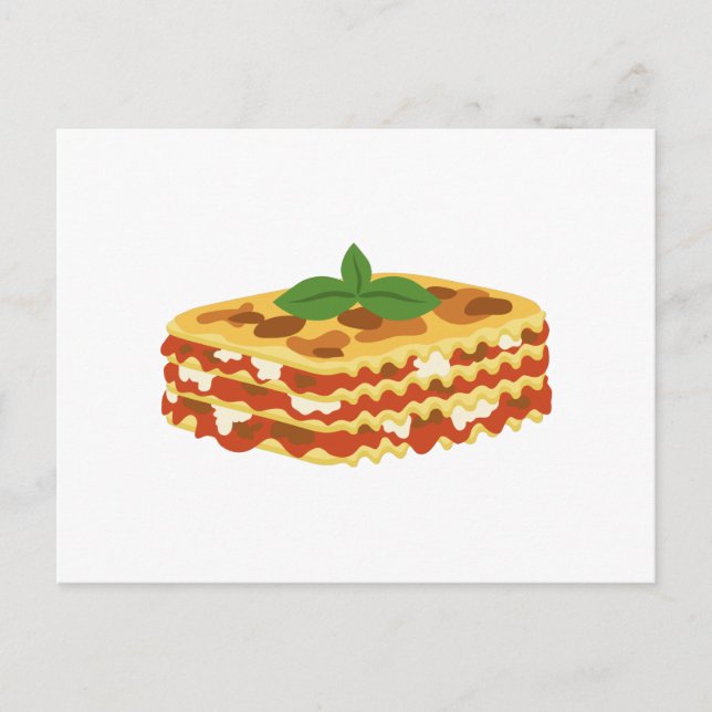 Lasagna Postcard (Front)