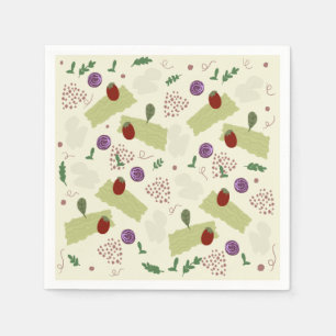 Lasagna Soup Pizza Restaurant Cheese Spaghetti Napkins