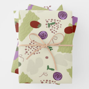 Lasagna Soup Pizza Restaurant Cheese Spaghetti     Wrapping Paper Sheets