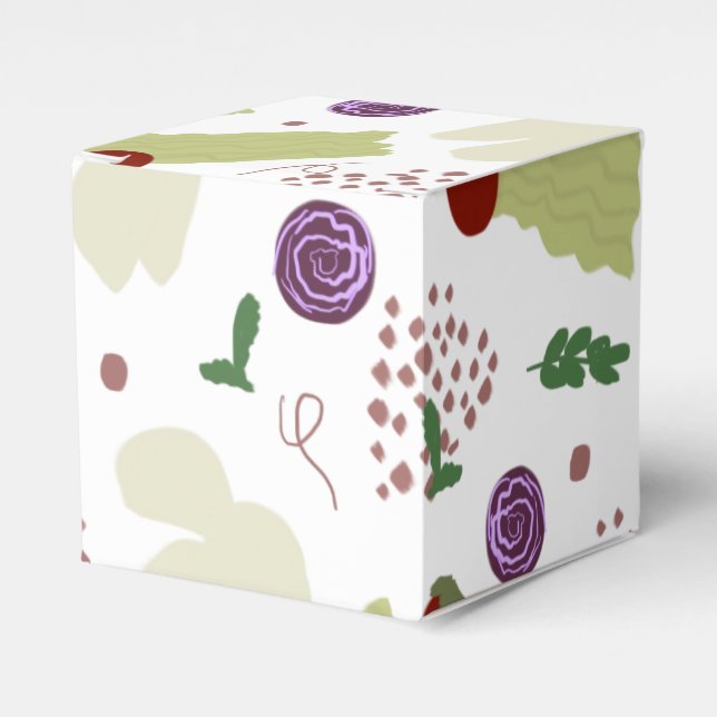 Lasagna Soup Recipe Ingredients Favor Boxes (Front Side)