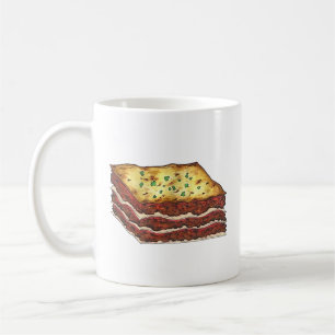 Lasagne Lasagna Italian American Cooking Food Coffee Mug