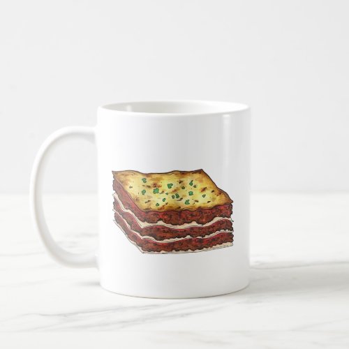 Lasagne Lasagna Italian American Cooking Food Coffee Mug