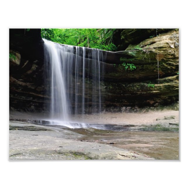 LaSalle Canyon Waterfalls Photo Print (Front)
