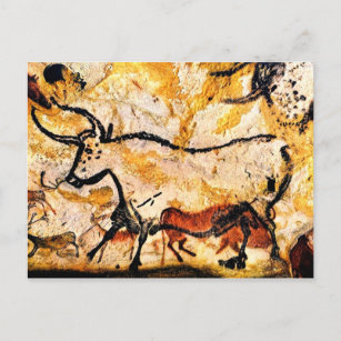 Lascaux Cave Painting of Bull Postcard