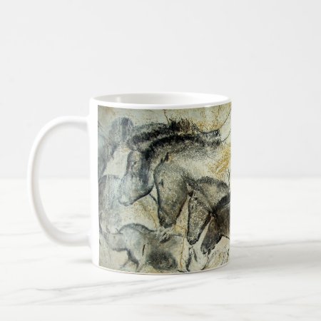 Lascaux Cave Painting Of Horses Coffee Mug