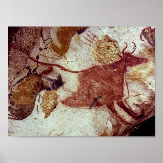 Lascaux Cave Painting Poster (Front)