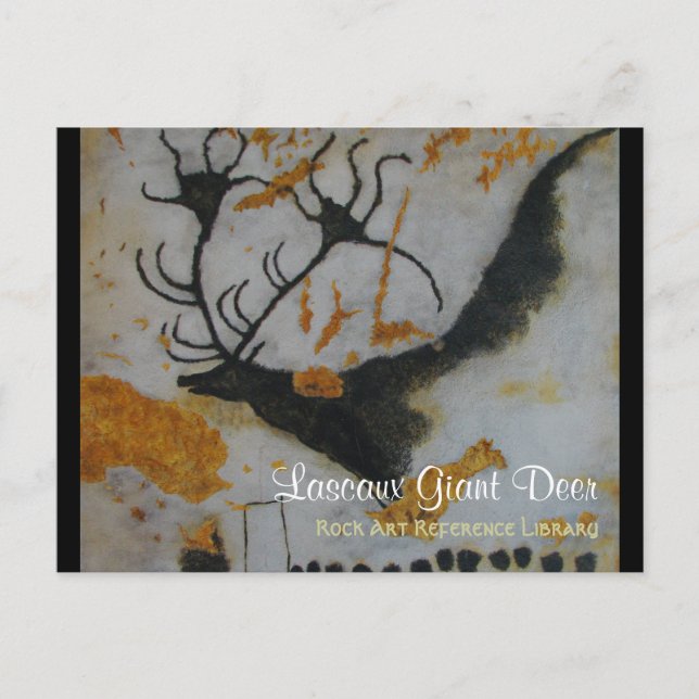 Lascaux Giant Deer Postcard (Front)
