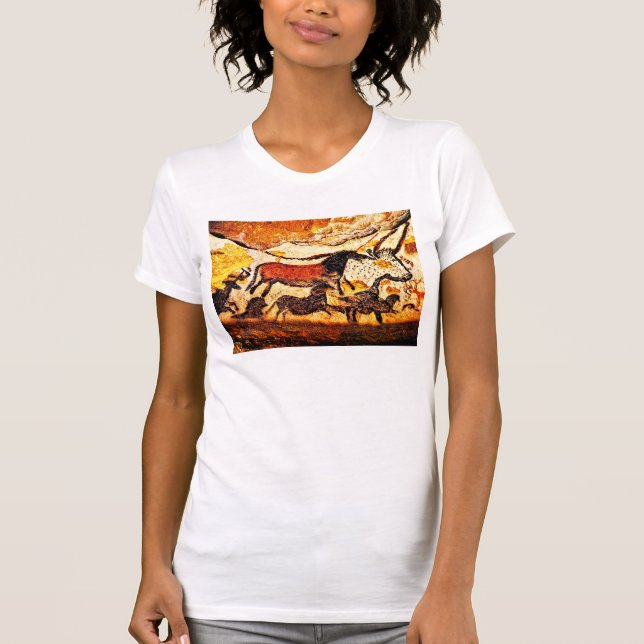 Lascaux Rock Art T-Shirt (Front)