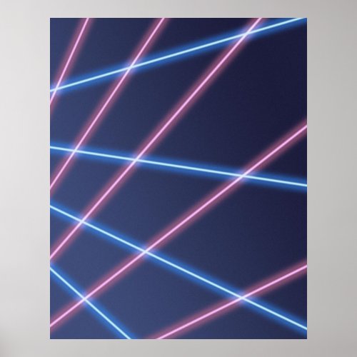 Laser_beam School Portrait Backdrop Poster