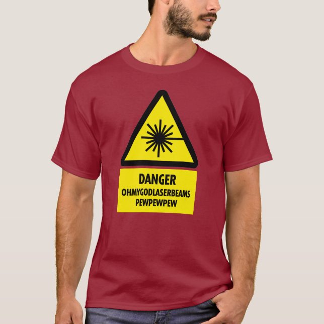 Laser Beams pewpewpew T-Shirt (Front)