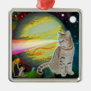 Laser-Cat Mossbody Ornament