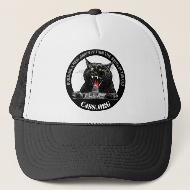 Laser Cat of C4SS Domination Trucker Hat (Front)