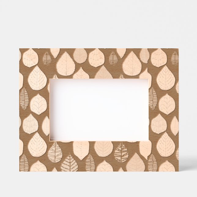 Laser engraved leafy frames (Front)