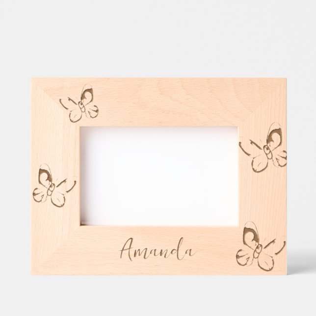 Laser Etched Picture Frame Engraved Frames (Front)