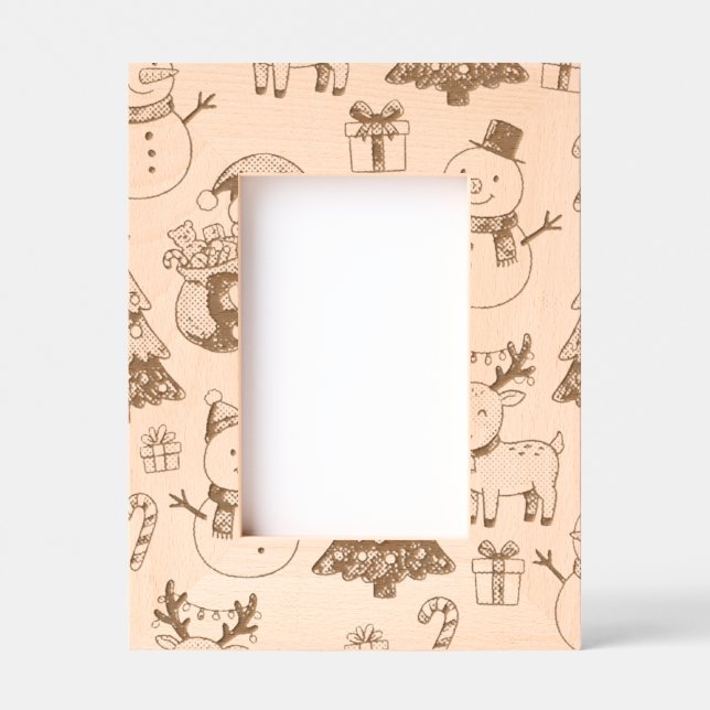 Laser Etched Picture Frame Engraved Frames (Front)