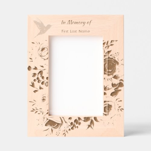 Laser Etched Picture Frame Engraved Frames