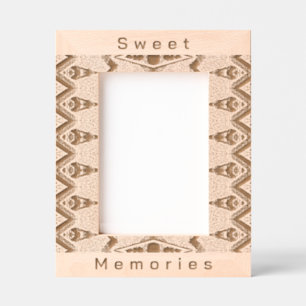 Laser Etched Picture Frame, "Sweet Memories"