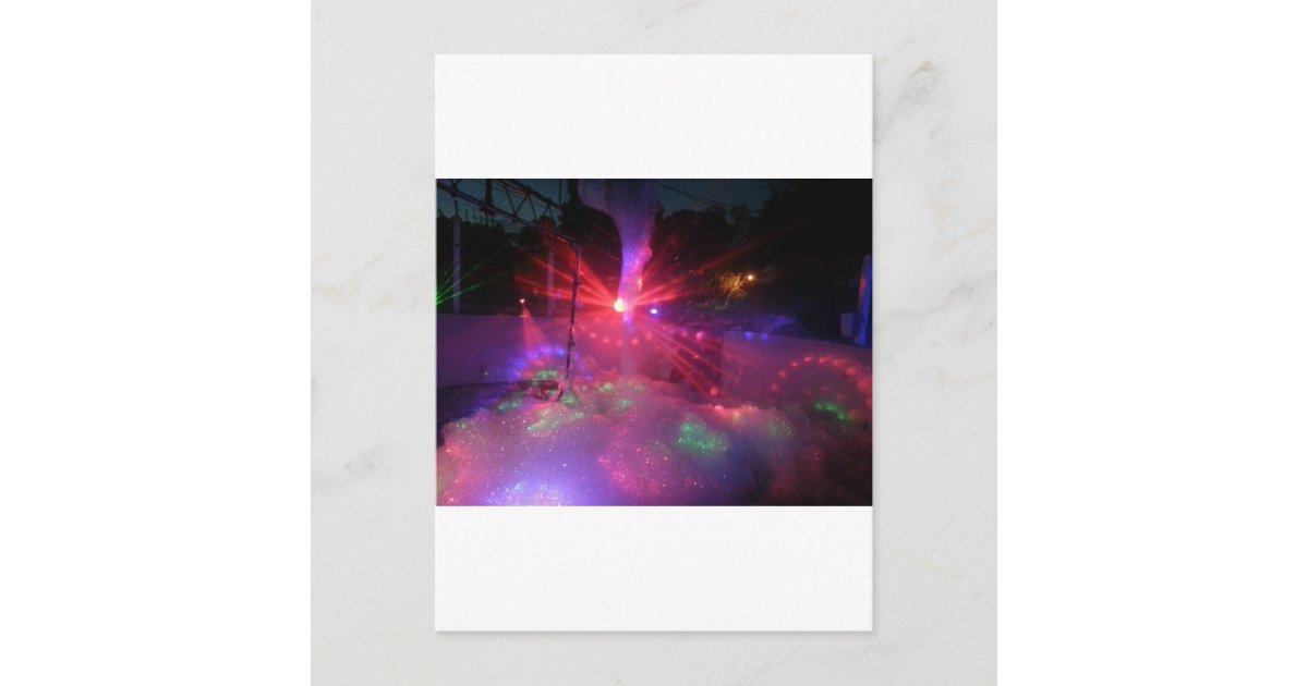 Laser Foam Party Invitation Postcard Zazzle