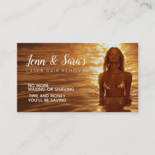 Laser Hair Removal business cards