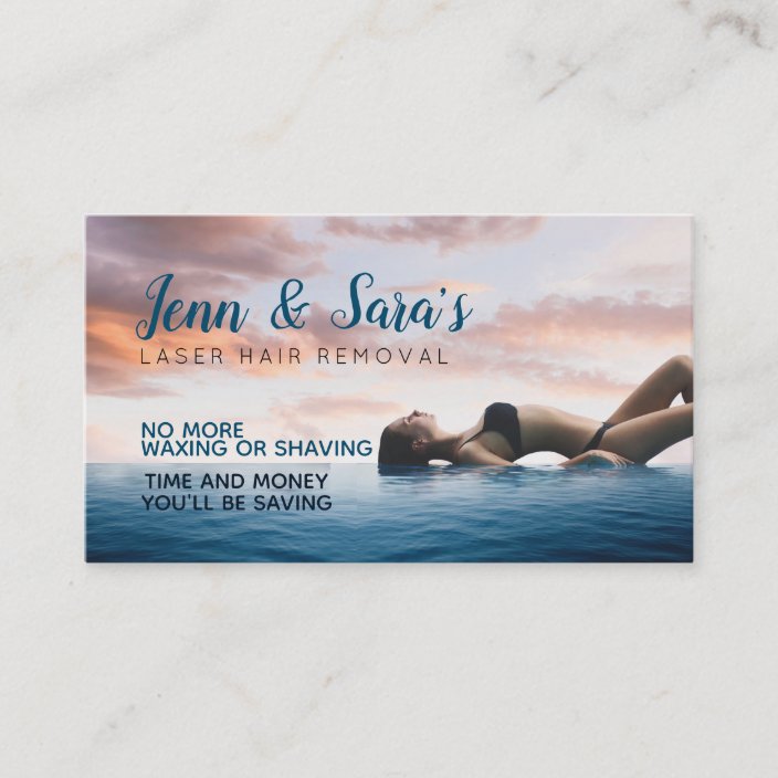 Laser Hair Removal business cards | Zazzle.com