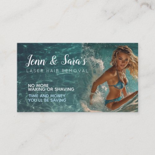 Laser Hair Removal business cards