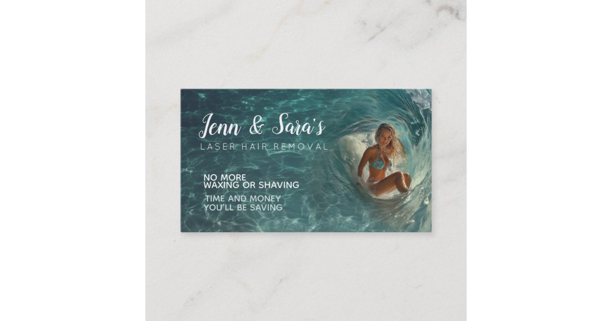 Laser Hair Removal business cards | Zazzle