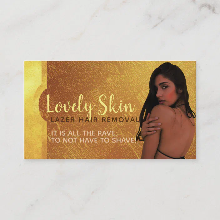 Laser Hair Removal Slogans Business Cards Zazzle Com