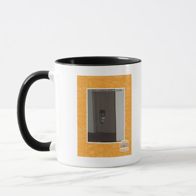 Laser Kitty Mug (Left)