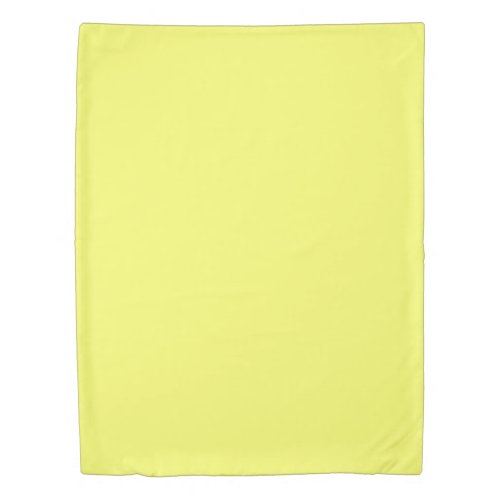 Laser Lemon  solid color  Duvet Cover