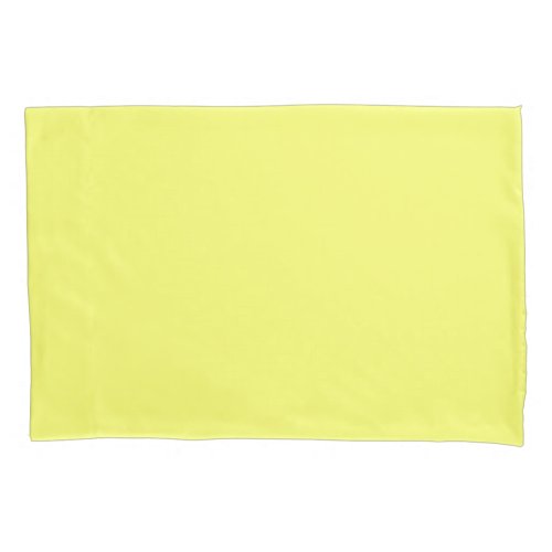 Laser Lemon  solid color  Pillow Case