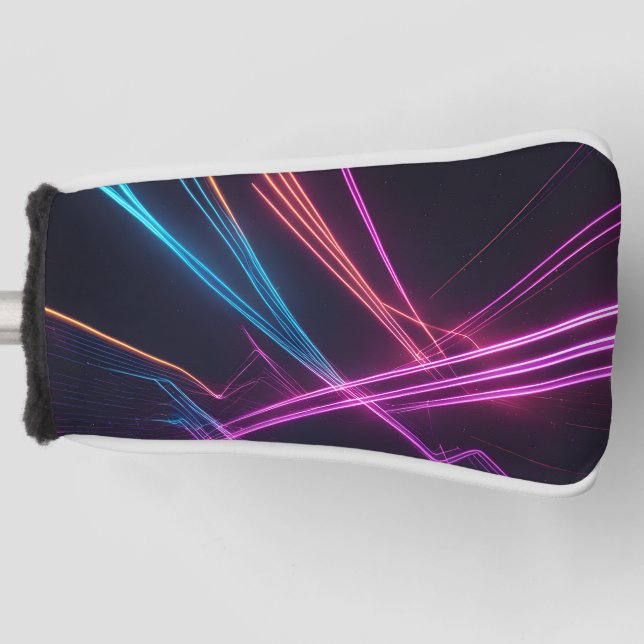 Laser Lights Golf Head Cover (Front)