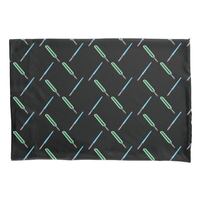Laser Swords Pillow Case (Front-Left)