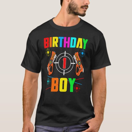 Laser Tag 1st Birthday Boy Indoor Lasertag Game 1  T_Shirt