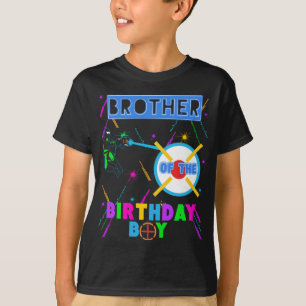 Laser Tag Birthday Boy Party Gamer Brother of the T-Shirt