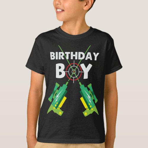 Laser Tag Birthday Boy Party Indoor Lasertag Game  T_Shirt